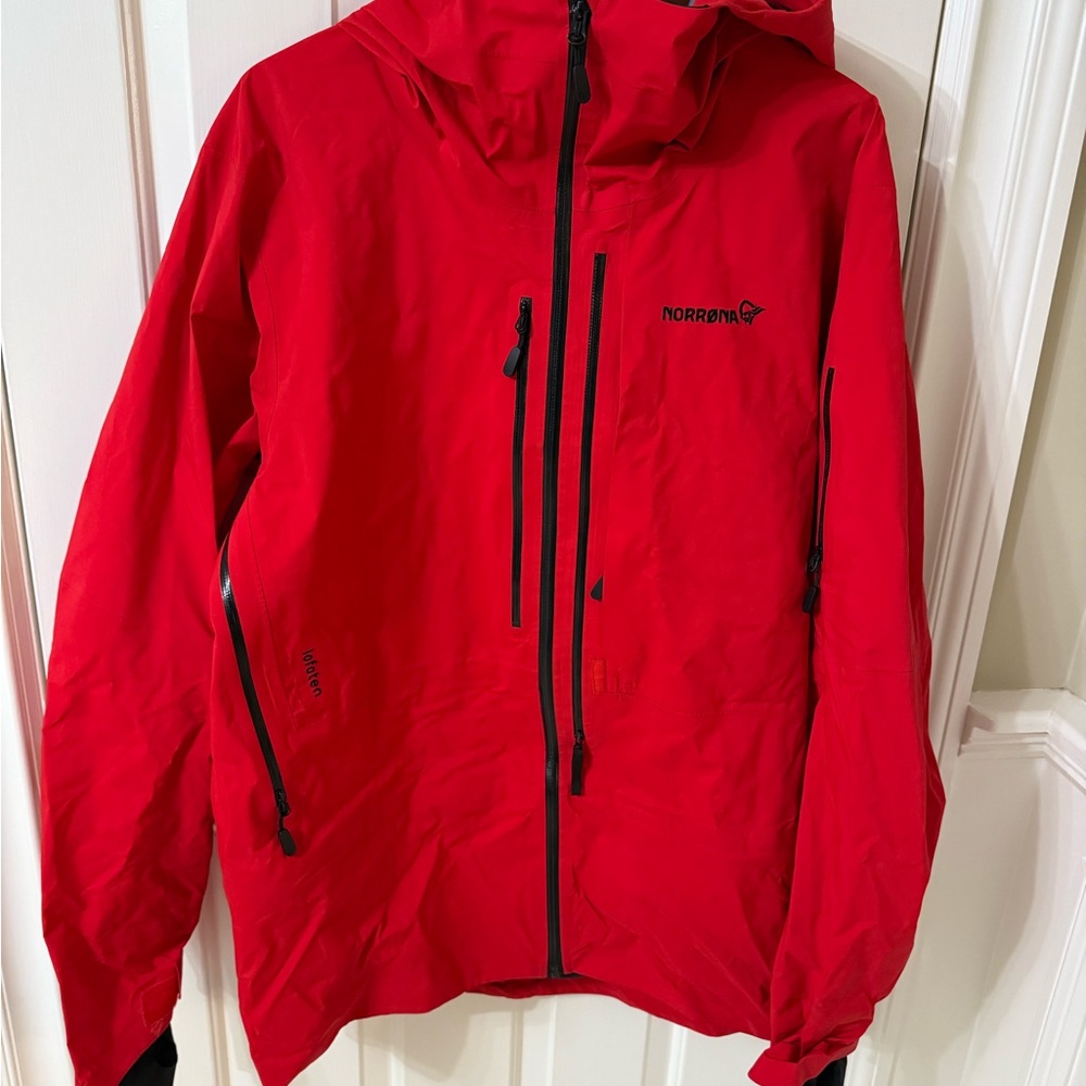 Norrøna Men's Bold Red Ski Jacket